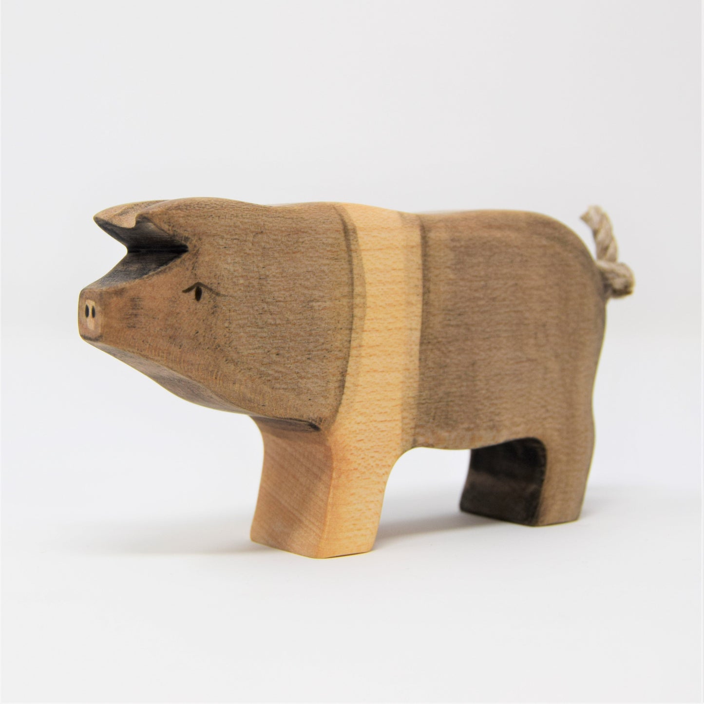 Wooden Saddleback Pig - Eric & Albert