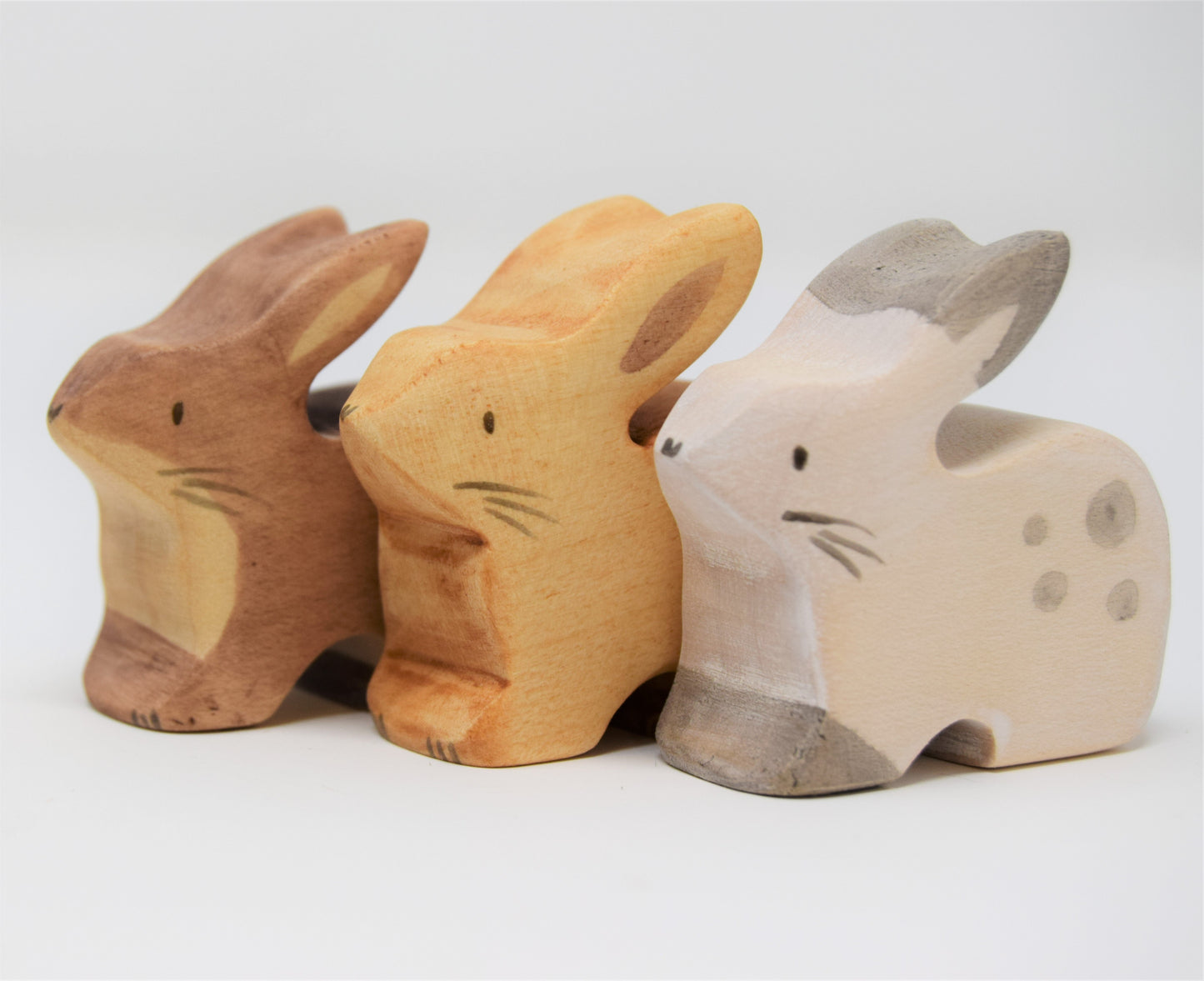 Wooden Brown Rabbit - Eric & Albert