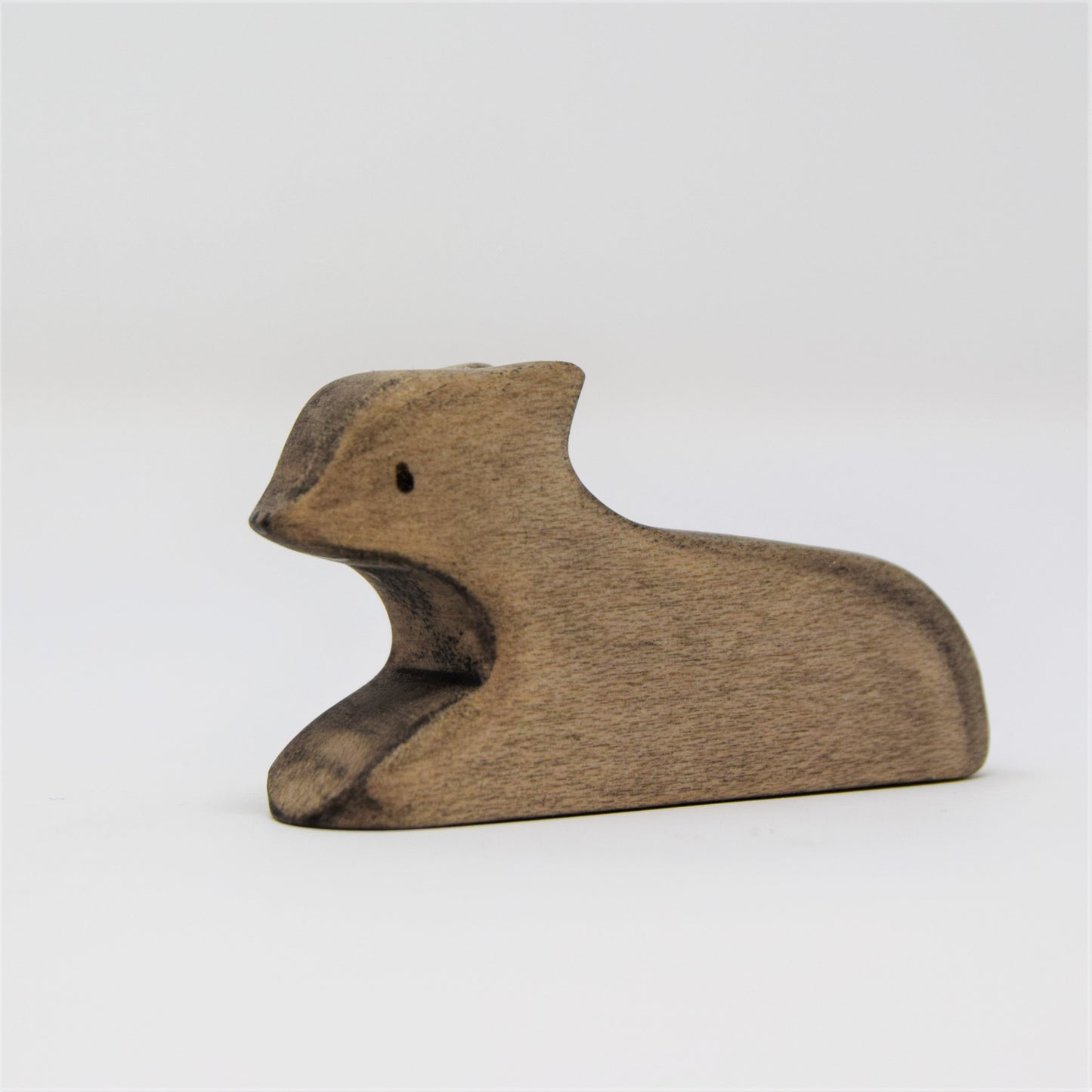 Wooden Black Lamb Lying - Eric & Albert
