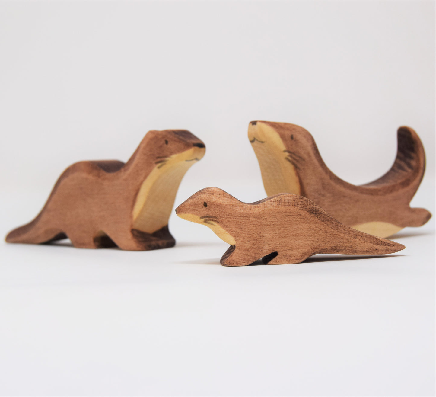 Wooden Otter Cub - Eric & Albert