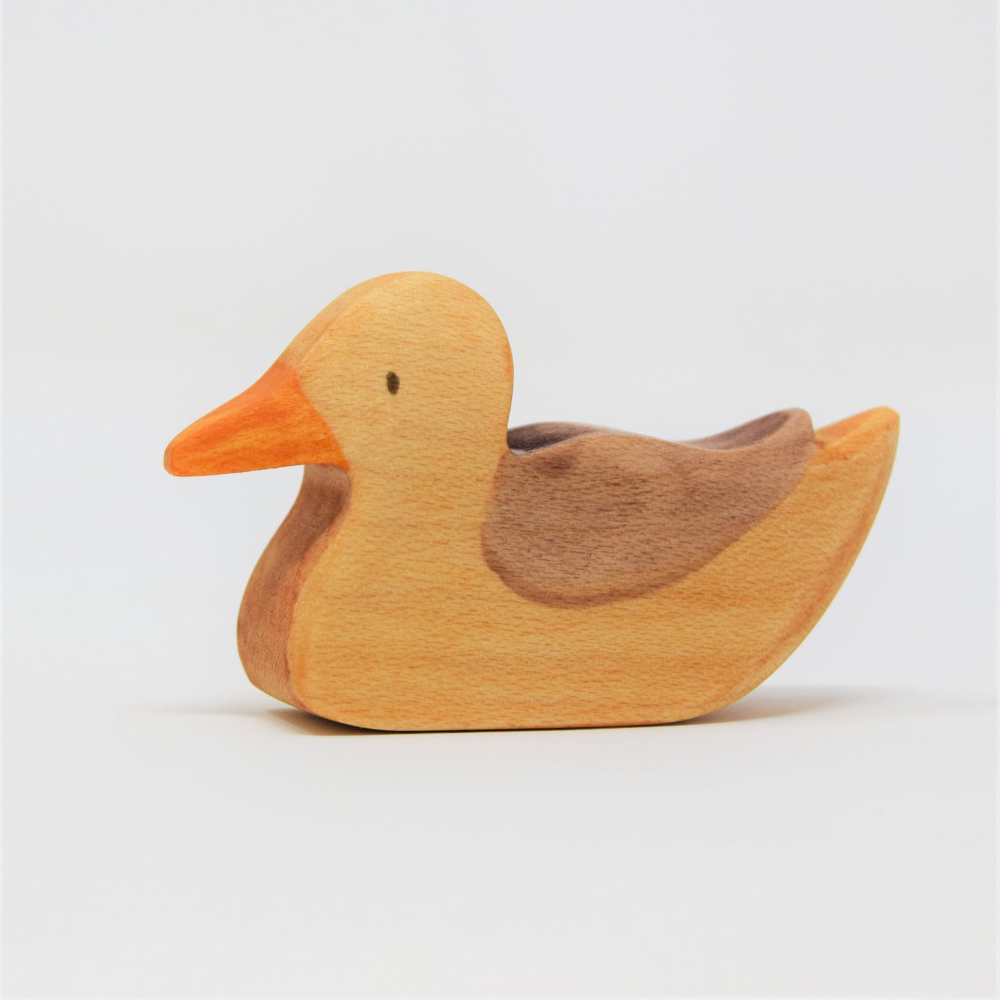 Wooden Female Duck Swimming - Eric & Albert