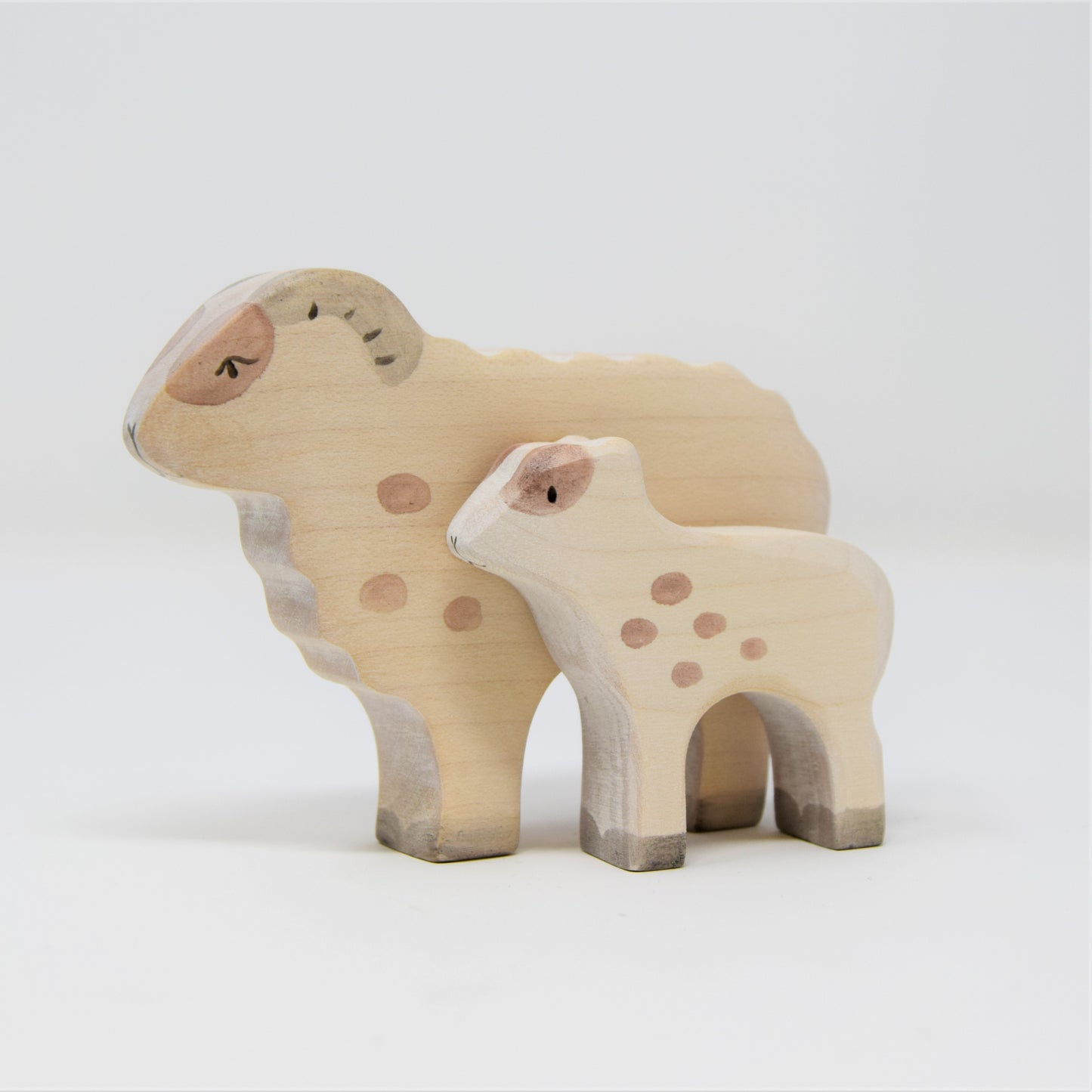 Wooden Jacob's Lamb - Eric & Albert
