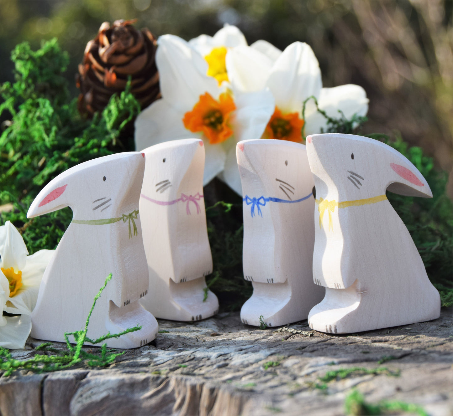 Special Edition Wooden Easter Bunny's - Eric & Albert