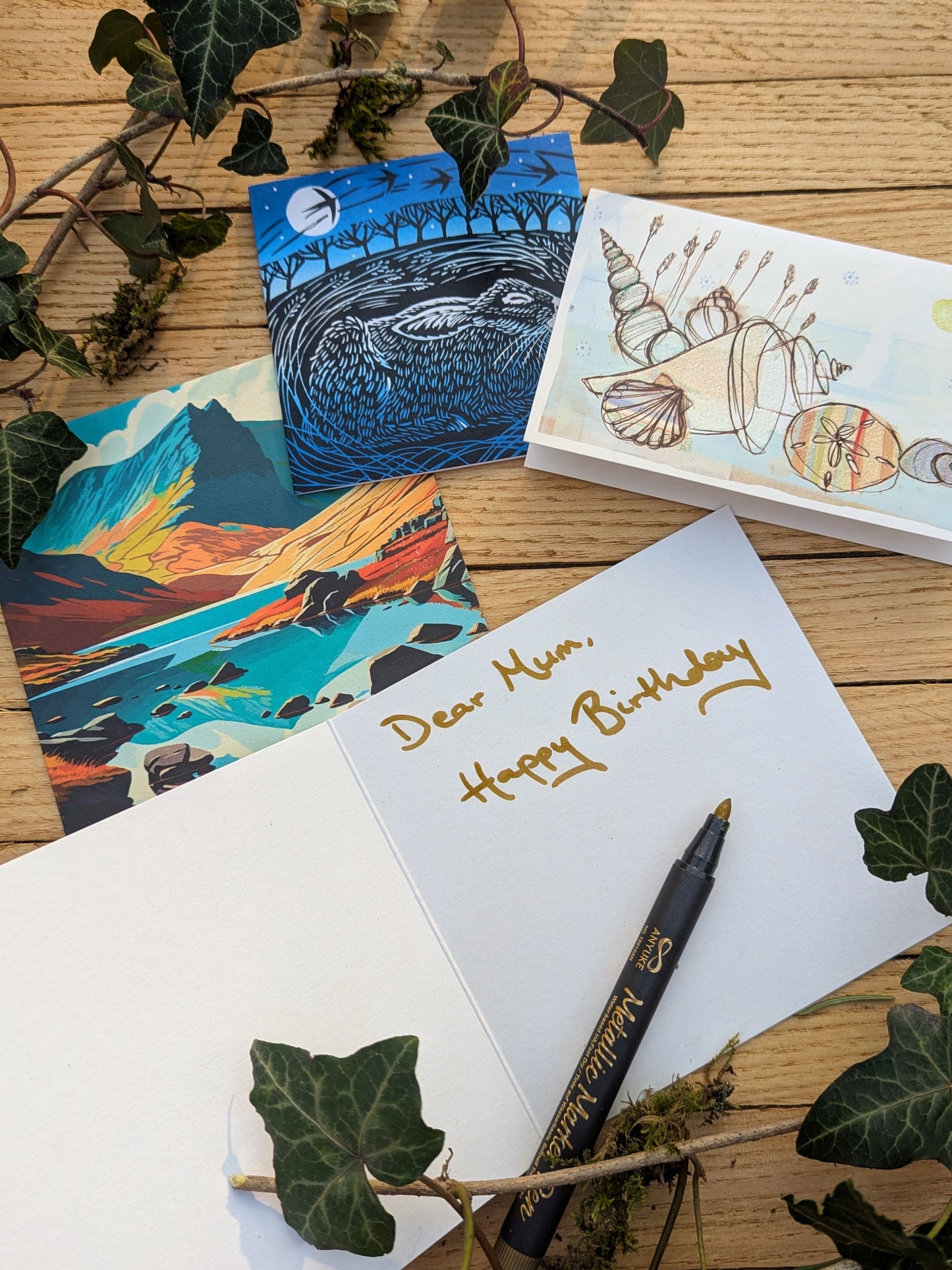 Card with hand written message