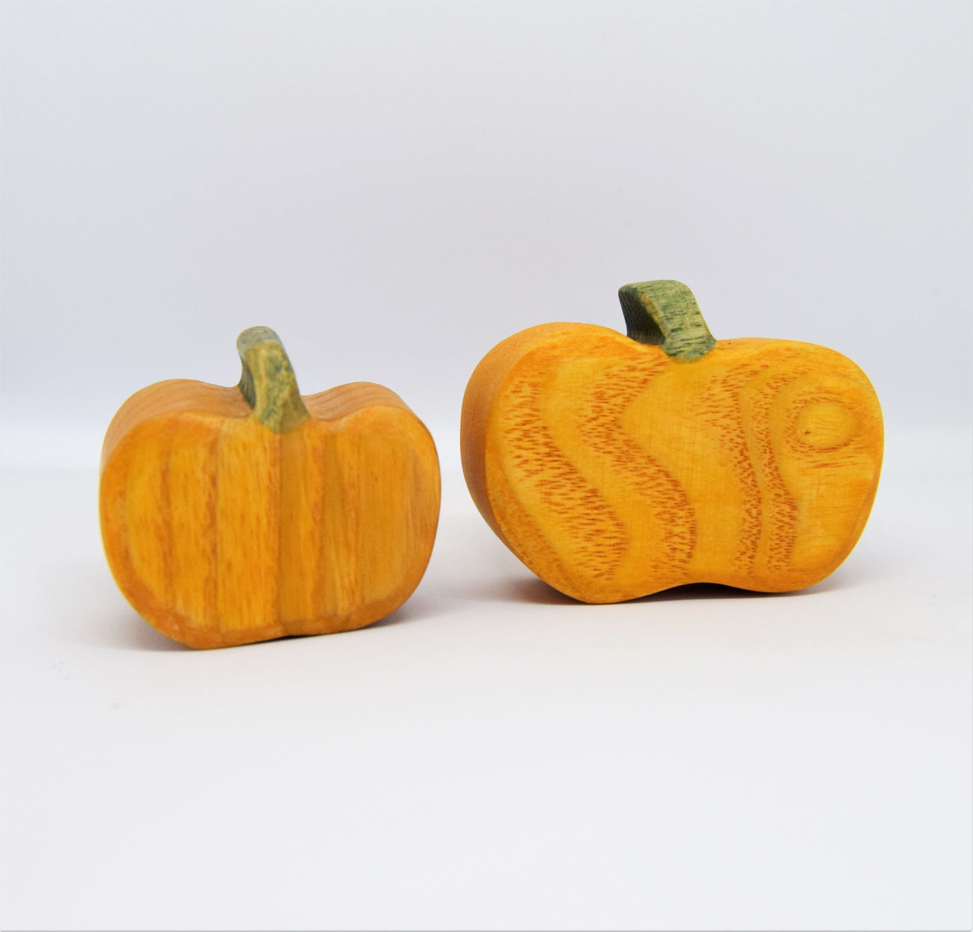 Wooden Pumpkin - Eric & Albert