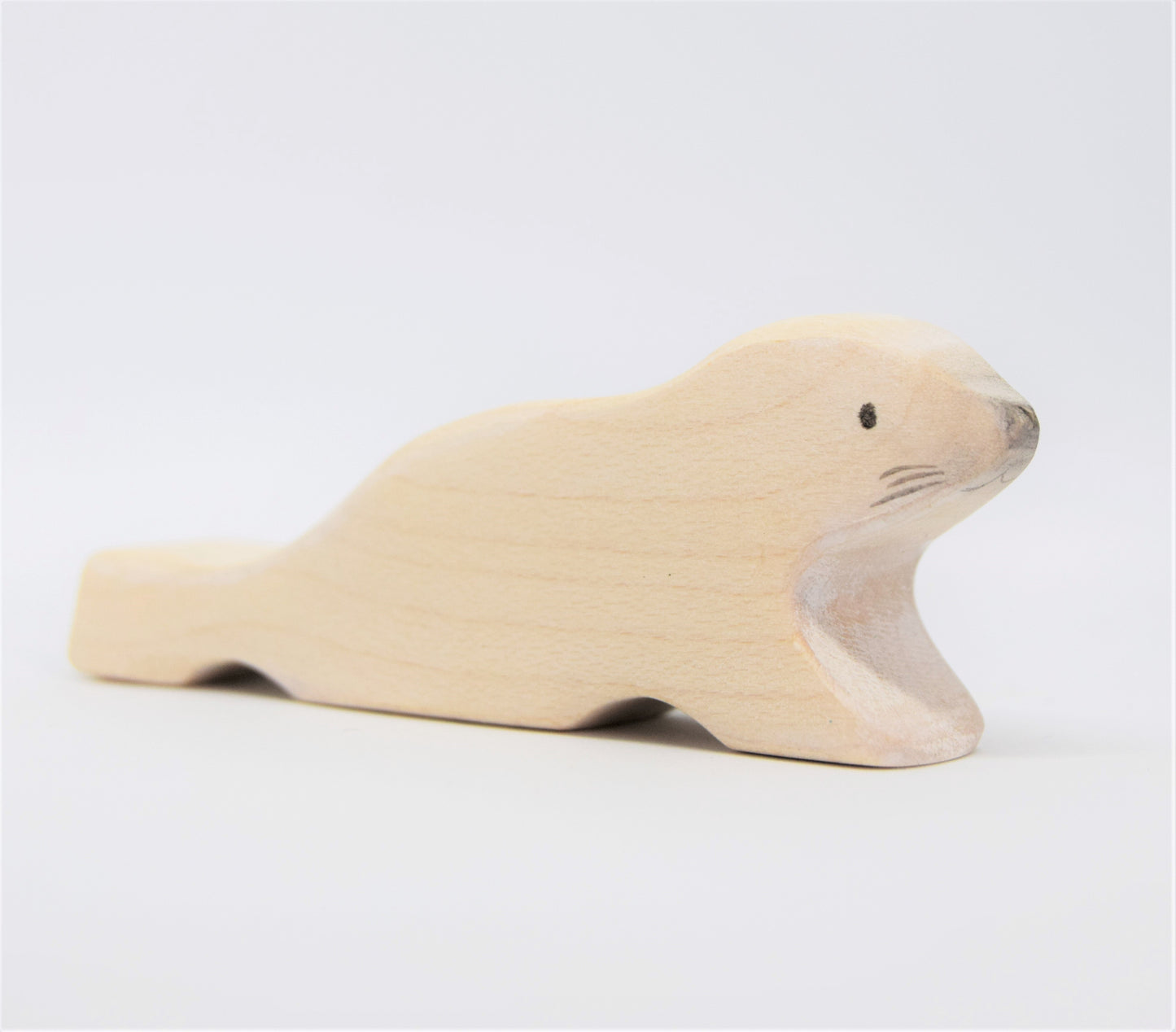 Wooden Grey seal pup - Eric & Albert