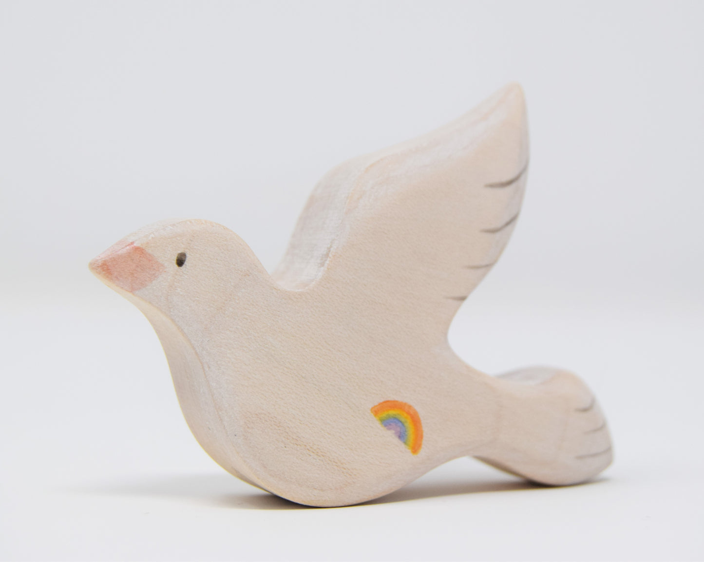 Special Edition Wooden Rainbow Dove - Eric & Albert