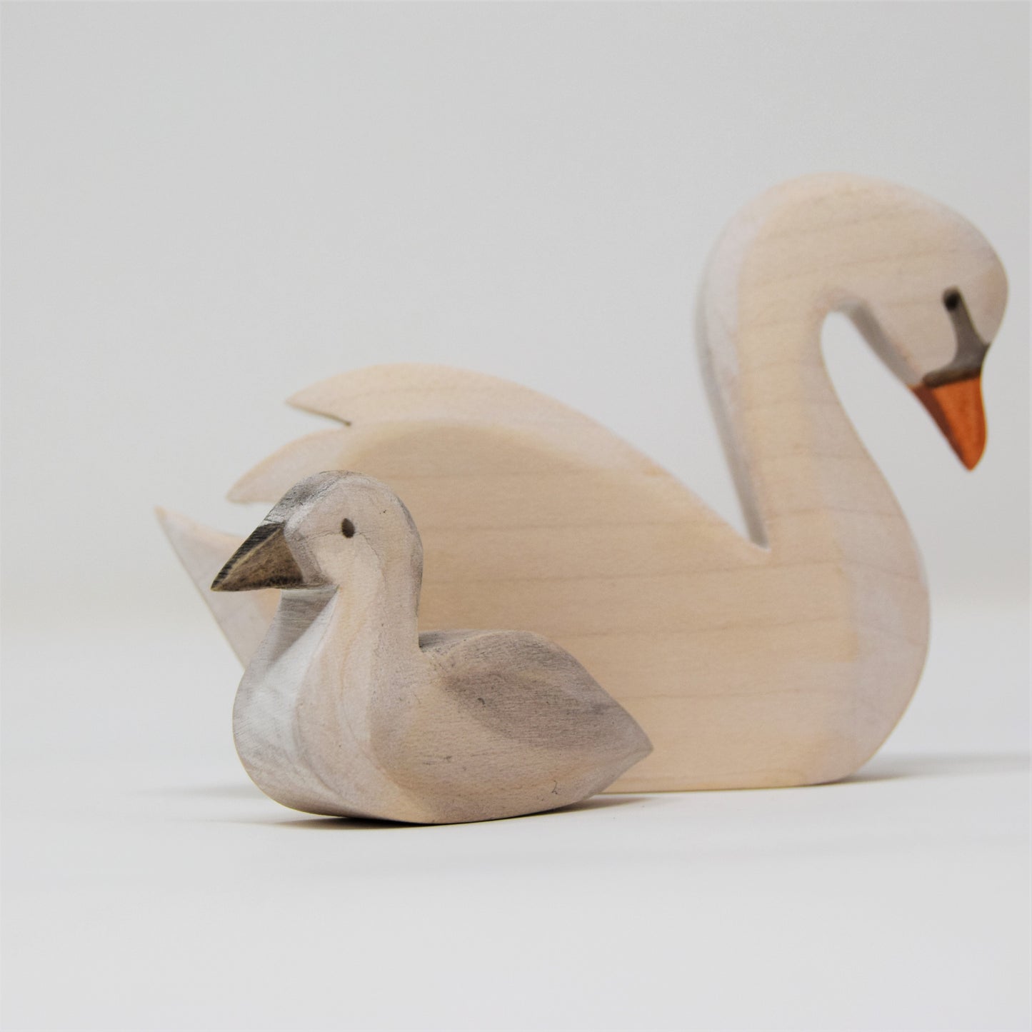 Wooden Cygnet - Eric & Albert