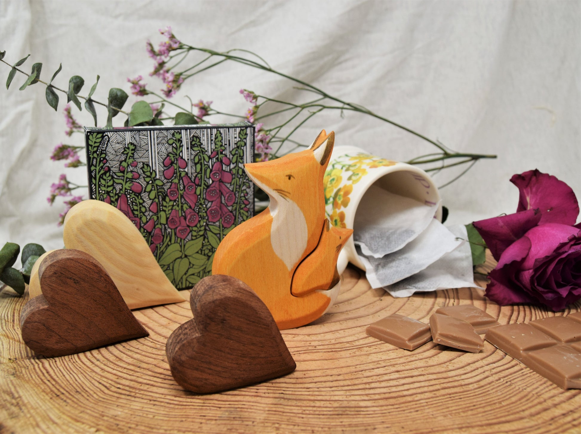 Mother's Day Hamper Basket, Tea - Eric & Albert