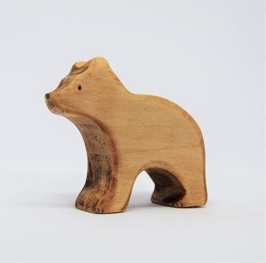 Small Wooden Brown Bear - Eric & Albert