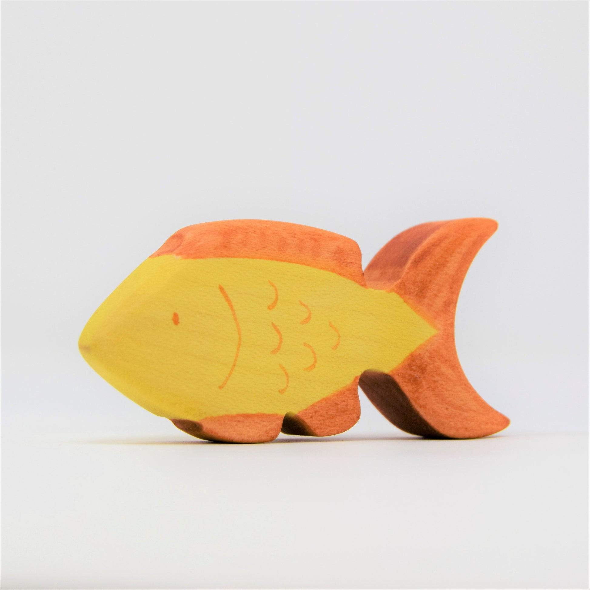 Wooden Orange Fish - Eric & Albert