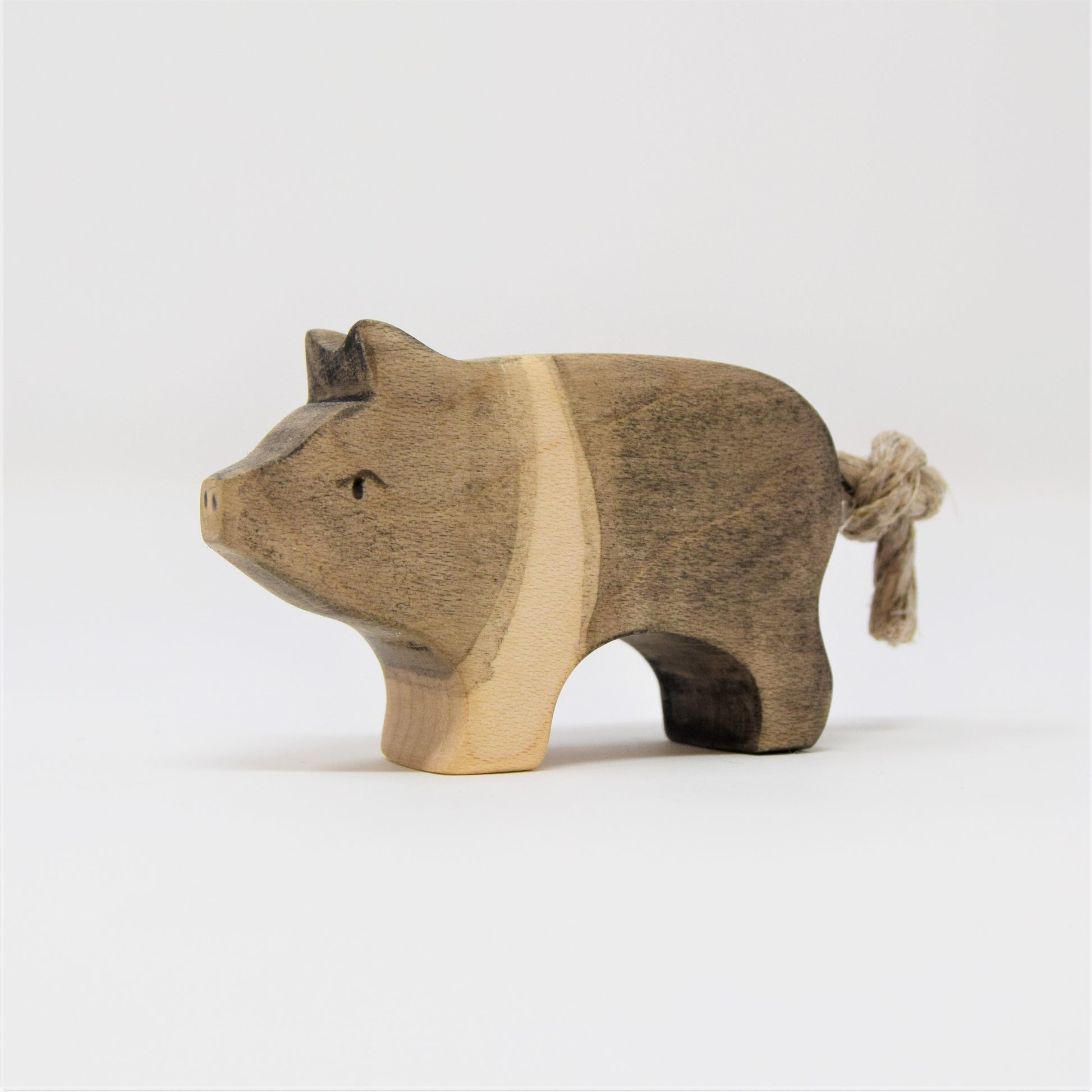 Wooden Saddleback Piglet - Eric & Albert