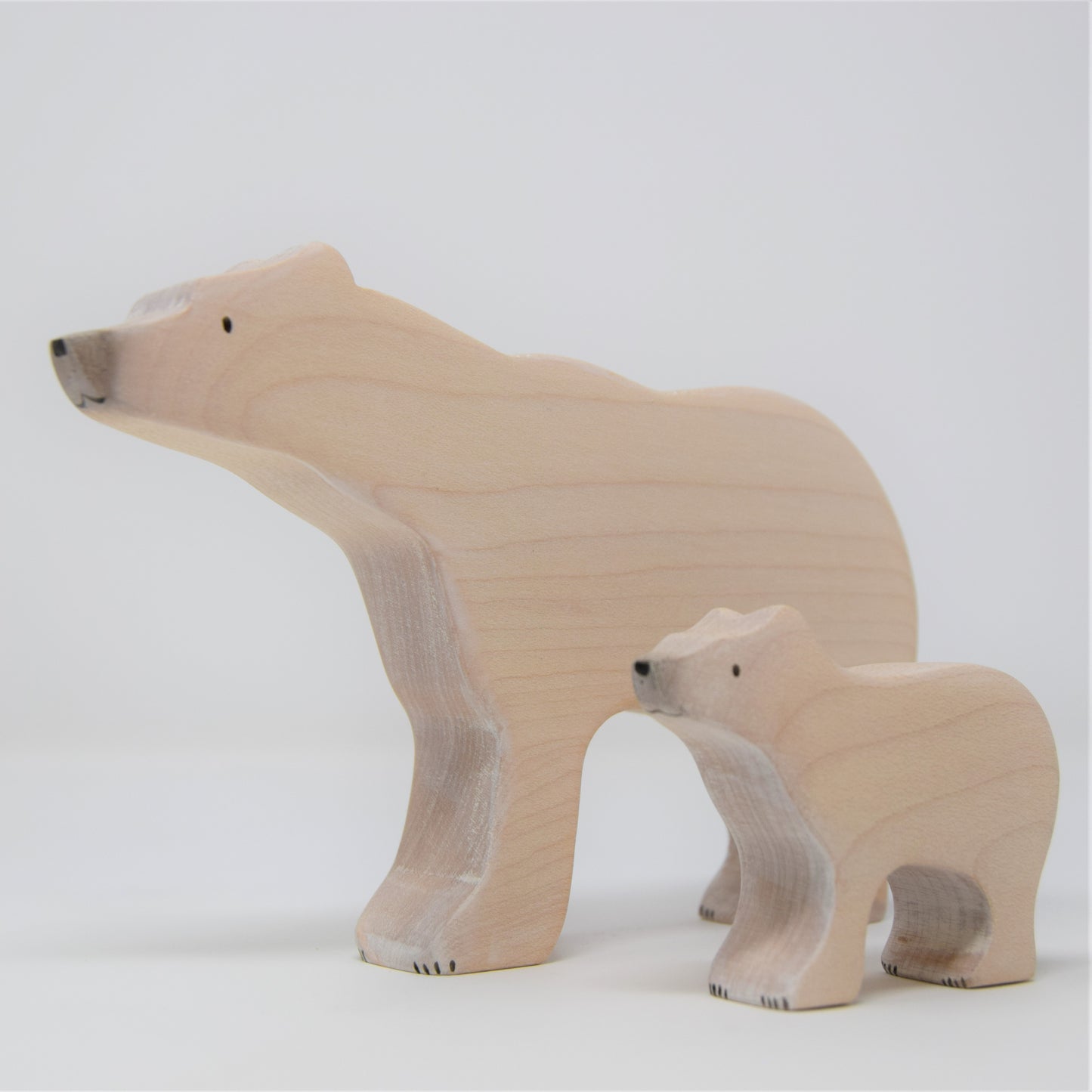 Wooden Polar Bear Cub - Eric & Albert